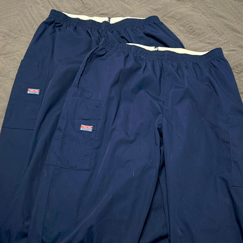 Navy Scrubs Pants L (2 pairs) Bundle